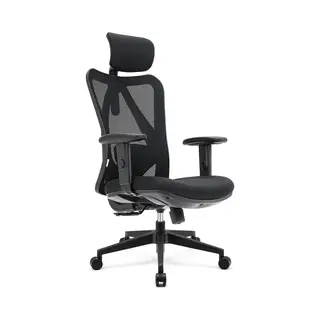 LifeGoods Ergonomische Bureaustoel - NEN1335-gecertificeerd - Gamestoel - Office Chair - Volwassenen - Kantoorstoel - Hoofdsteun - Zwart