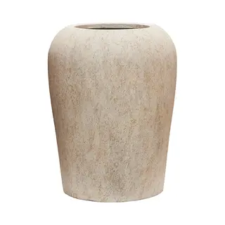 Pottery Pots - Plantenbak - Lena S - H61cm X Ø43cm - Indoor En Outdoor - Travertine Beige