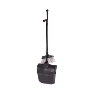 Benson Stoffer En Blik Met Lange Steel - Zelfsluitende Deksel - 95 Cm - Kunststof