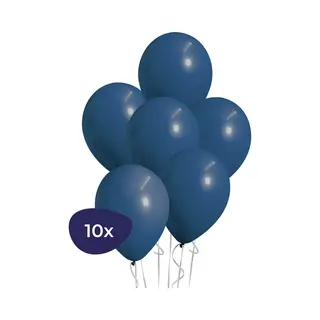 Blauwe Ballonnen - 10 Stuks - Donkerblauwe Ballonnen
