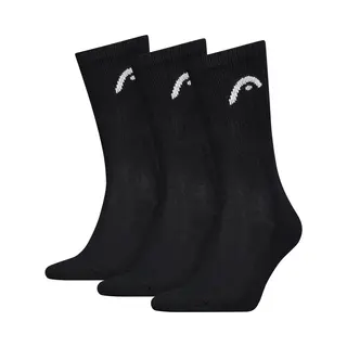 Head Herren Crew Sportsocken Im 6er Pack (39-42, Black)