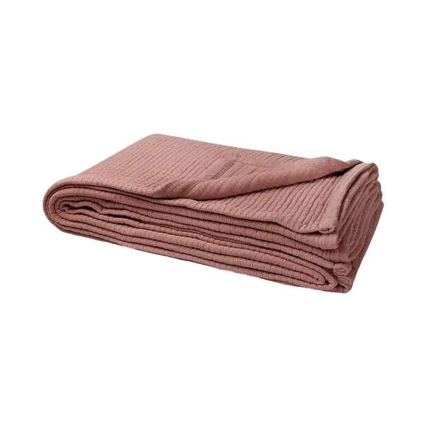 Yumeko Sprei Mousseline Katoen Stitch Roze Cloud 200x220 thumbnail