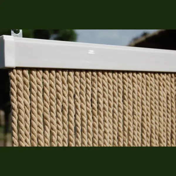 La Tenda Casa Türvorhang Seil Toulon 1 Fliegenvorhang Insektenvorhang Balkonvorhang Seilvorhang Natur Beige, Maße, 90 X 210 Cm thumbnail