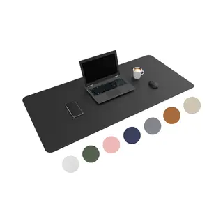 Wurk Muismat Xxl - Bureau Onderlegger - Bureau Organizer - Bureaumat - Inclusief Kabel Clip - 120x60 – Zwart