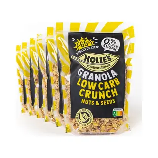 Holie's Granola Low Carb 6x 350gr - Ontbijtgranen - Suikervrij - Gezond - Vegan
