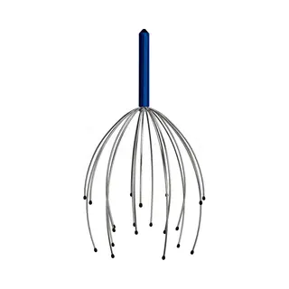 Mdo Massagespin - Hoofdmassage Spin - Hoofdspin - Massage - Rvs - Blauw