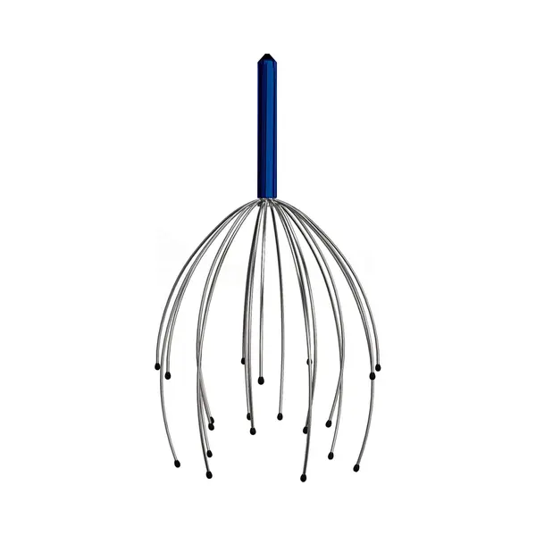 Mdo Massagespin - Hoofdmassage Spin - Hoofdspin - Massage - Rvs - Blauw thumbnail