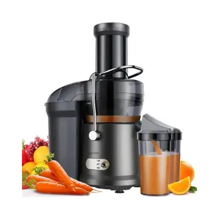 Safecourt Kitchen Entsafter - Für Obst Und Gemüse - Große Einfüllöffnung - 3 Geschwindigkeiten - 1200 Watt