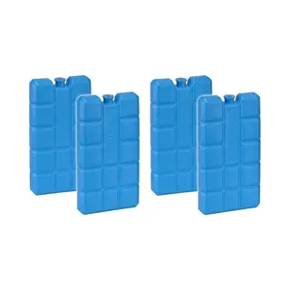 Set Van 6x Blauwe Koelelementen 200 Gram 8 X 15 X 2 Cm - Koelblokken/koelelementen Voor Koeltas/koelbox