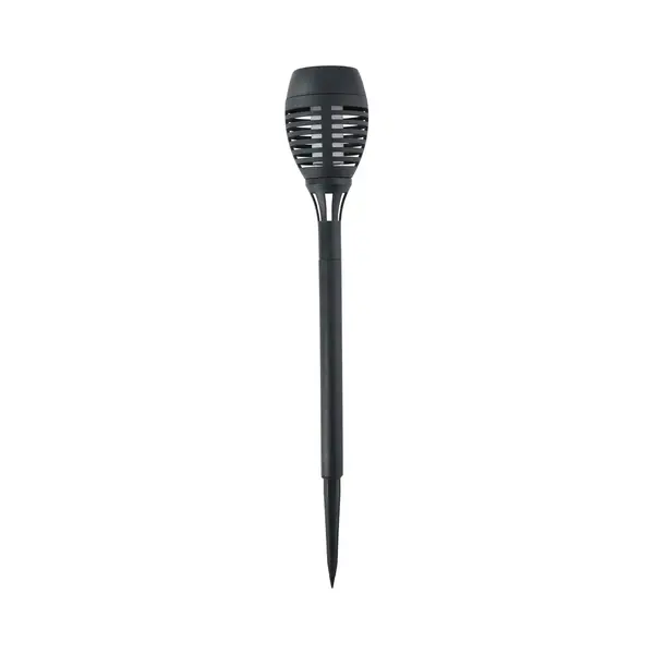 Grundig Solar Tuinlamp Fakkels/toortsen - Met Vlam Effect - Zwart - 48 Cm - Op Steker - Tuinverlichting - Tuinlampen - Op Zonne-energie thumbnail