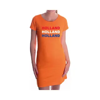 Bellatio Decorations Holland / Oranje Jurkje Voor Dames - Ek / Wk / Konginsdag / Oranje Kleding S