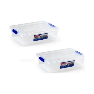 Plasticforte Opbergbox Met Deksel - 3x - 0, 5 Liter - Transparant - Kunststof - Opbergkist