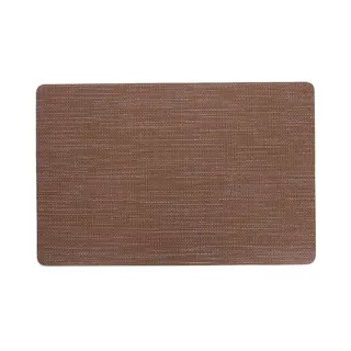 Cosy&Trendy Cosy & Trendy Tafel Placemat - Rechthoekig - Vinyl Bruin - 29 X 44 Cm - Tafel Dekken
