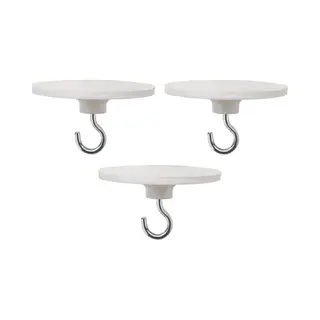 Zelfklevende Plafondhaak - 3x - Metaal - 3, 9 Cm - Ophang Haak - Plafondhaken