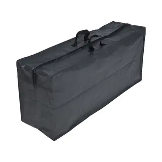 Tuinkussens Opbergtas/hoes Met Rits - Grijs - 128 X 57 X 37 Cm - Tuinstoelkussens Opbergen