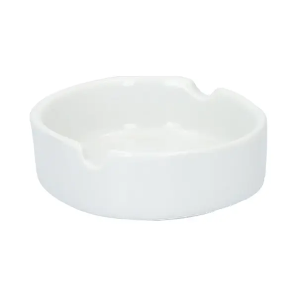 Bookwill Ronde Asbak Keramiek 8 Cm Wit - Compact - Praktisch - Tafelaccessoire thumbnail