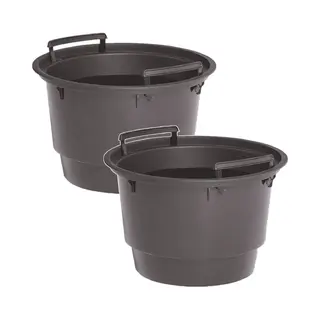 Prosperplast Kunststof Binnenpot - 2x - 11 Liter - 32, 5 X 20, 5 Cm - Inzetbak Voor Bloempotten/plantenpotten