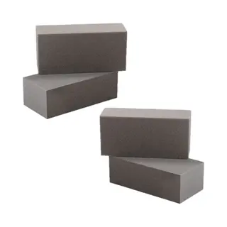 Rayher hobby materialen Rayher Rechthoekig Steekschuim/oase - Nat - Grijs - 23 X 11 X 7 Cm - Bloemisten Steekschuim