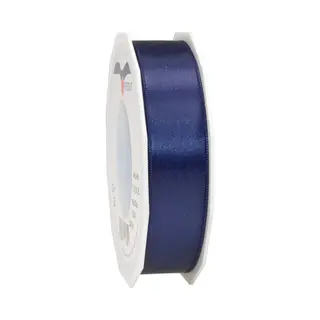 Cadeaulint Satijn - 2.5 Cm X 25 Meter - Donkerblauw - Cadeaus Inpakken - Sierlint