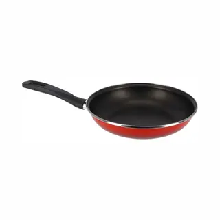 Magefesa Professionele Rode Koekenpan Merida - Aluminium - Met Anti-aanbak Laag - D30 X H6cm - Hapjespan