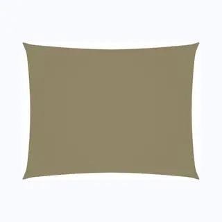 VidaXL Zonnescherm Rechthoekig 2x3, 5 M Oxford Stof Beige