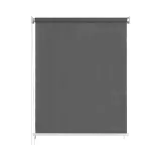 VidaXL Rolgordijn Voor Buiten 80x230 Cm Antracietkleurig