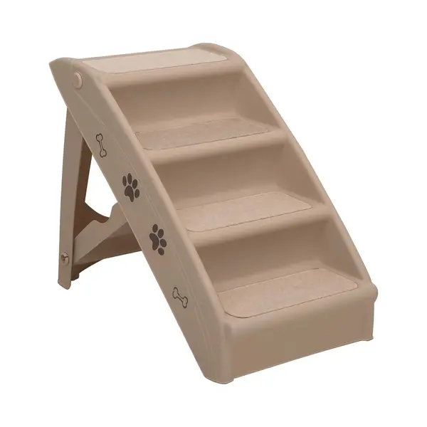 Folding Dog Stairs Brown 62x40x49.5 Cm Vidaxl thumbnail