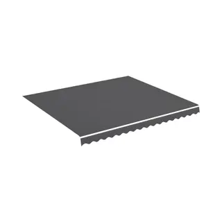 Replacement Fabric For Awning Anthracite 4x3.5 M Vidaxl