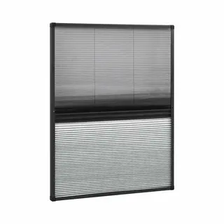 VidaXL Raamhor Plissé Met Verduistering 80x100 Cm Aluminium