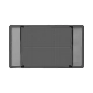VidaXL Raamhor Uitschuifbaar (75-143)x50 Cm Antracietkleurig
