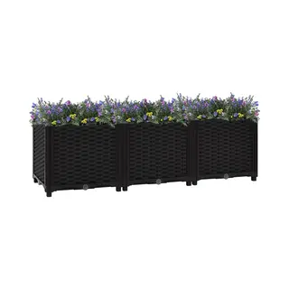 Raised Bed 120x40x38 Cm Polypropylene Vidaxl