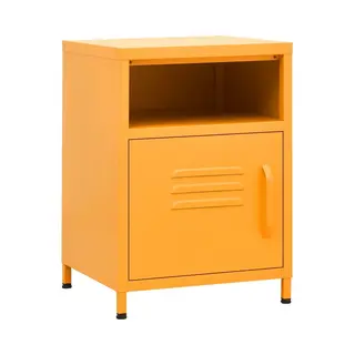 VidaXL 336218 nightstand/bedside table Yellow