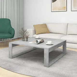 Couchtisch Betongrau 100x100x35 Cm Holzwerkstoff Vidaxl