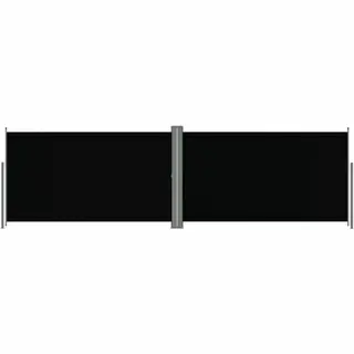 Retractable Side Awning Black 180x600 Cm Vidaxl