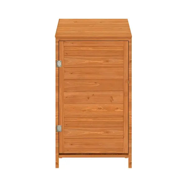 VidaXL 1.8 X 1.7ft Brown Wooden Pent Garden Shed - Size, 1.7 X 1.8ft - Wilko thumbnail