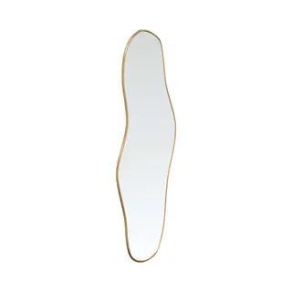 Wall Mirror Gold 90x40 Cm Vidaxl