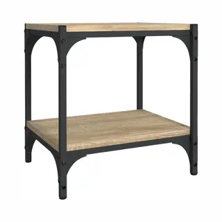 VidaXL Tv-Schrank Sonoma-Eiche 40x33x41 Cm Holzwerkstoff Und Stahl