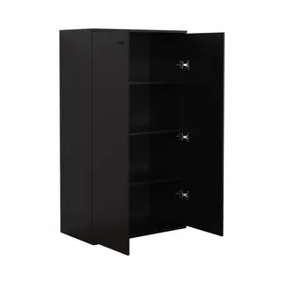 TheBestOf Furniture Kledingkast Kinderkamer - Praktische Opbergkast 120 Cm Hoog 4 Opbergvakken