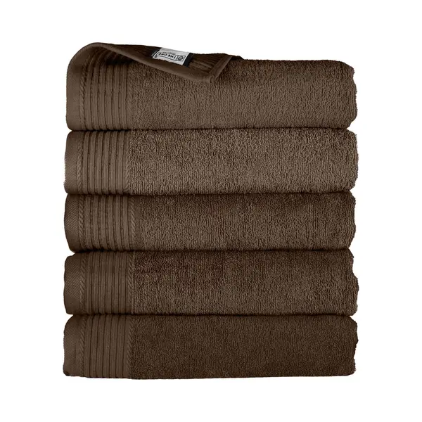 The One Towelling Handdoeken Set - 50 X 100 Cm - 5 Stuks - Hotelkwaliteit - Hoge Vochtopname - 100% Gekamd Katoen - Sneldrogend - Handdoekenset - thumbnail