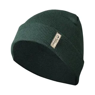 Beanie - Wintermuts - Muts Heren En Dames - Organisch - Biologisch Katoen - Donkergroen