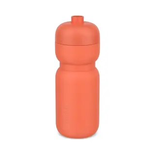 Mepal Bidon Squeeze Sport - 600 Ml - Knijp En Drink - Lekdicht Ventiel - Vaatwasmachinebestendig - Drinkflessen - Peach Orange