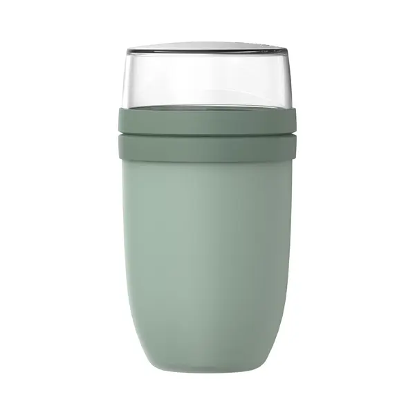 Mepal Lunchpot Xl Ellipse - 750 + 300 Ml - Yoghurtbeker En Muesli Beker To Go - Geschikt Voor Vriezer, Magnetron En Vaatwasser - Nordic Sage thumbnail