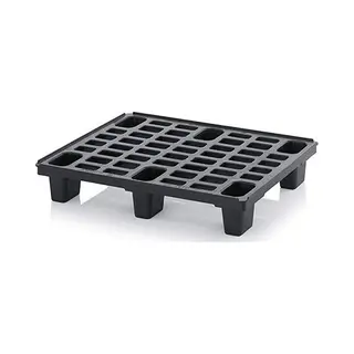 Huchem Pallet | Halve Pallet | Kunststof Pallet | Ultra Light | Open Dek | 60 X 80 Cm | ½ Pallet | Nieuw