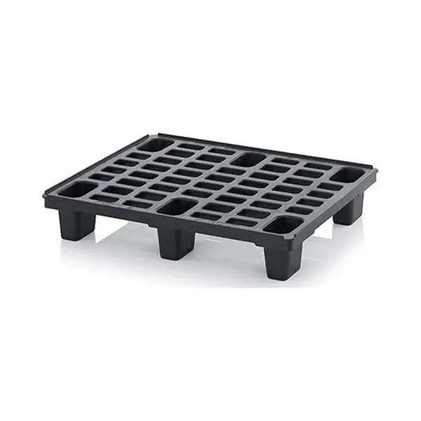Huchem Pallet | Halve Pallet | Kunststof Pallet | Ultra Light | Open Dek | 60 X 80 Cm | ½ Pallet | Nieuw thumbnail