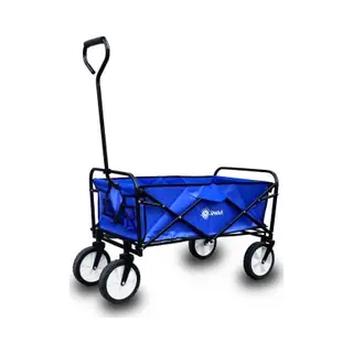 Rijoka Bolderkar - Opvouwbaar - Bolderwagen - Draagkracht 70kg - Harde Bodem - Inklapbaar - Inhoud 100Liter - Blauw