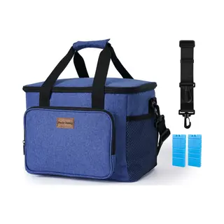 Brisby Packaway 4 Laags Geïsoleerde Koeltas - Lunchtas 15 Liter - Blauw