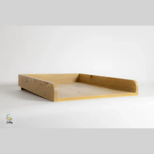 Saby® Universele Commode Bladvergroter - Geschikt Voor Alle Kasten- Naturel Hout- Mdf- Eenvoudig In Elkaar Te Zetten - Creëert Ruimte Op De Kast - thumbnail
