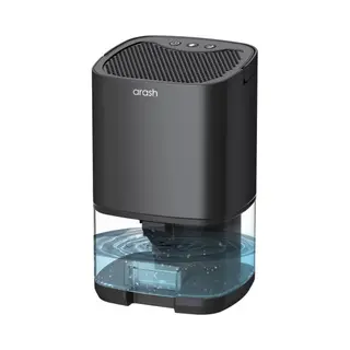 Arash® Luchtontvochtiger - Ontvochtigd 450ML Per Dag - 2-in-1 Luchtreiniger Dehumidifier - Stil - Slaapkamer / Badkamer / Huis - Coloured Led - Zwart