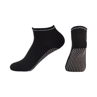 Anti Slip Yoga Sokken - Yoga - Halfhoog - Unisex - Zwart