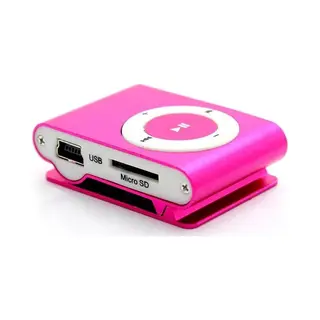 Abc-Led Jumada - MP3 Speler - Roze - Mini - Met Clip - Muziek - Met Koptelefoon - 2 Stuks